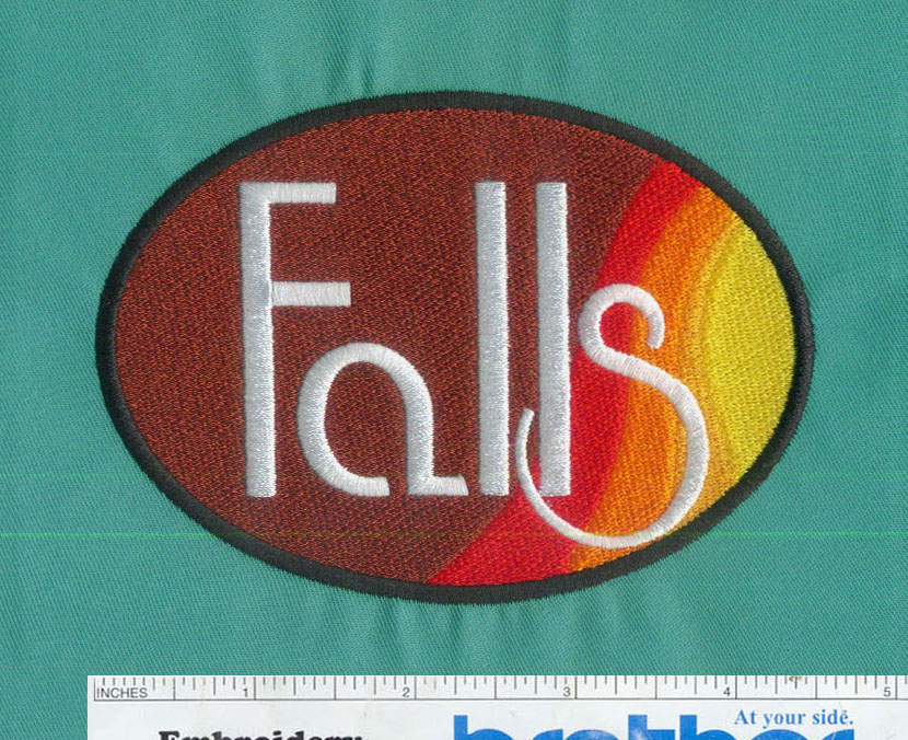 falls embroidery